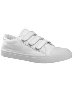 White Velcro Low Shoe (9)